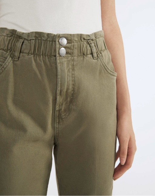 Trousers with elastic waistband - Imagen 3
