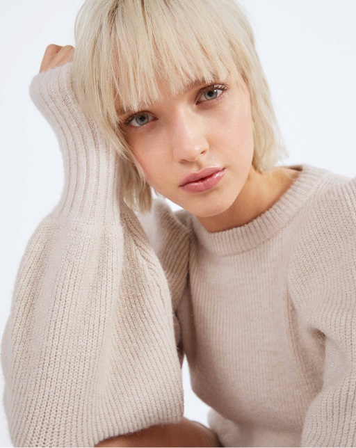 Sweater with voluminous sleeves - Imagen 3