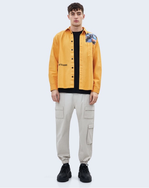 Overshirt with print - Imagen 4