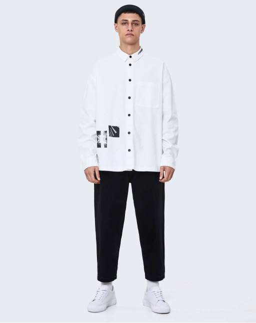 Overshirt with print - Imagen 4