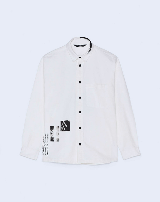 Overshirt with print - Imagen 5