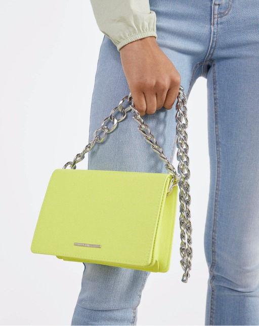 Handbag with chain strap - Imagen 4