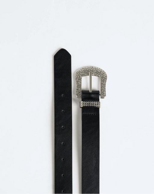Belt with bejewelled buckle - Imagen 5