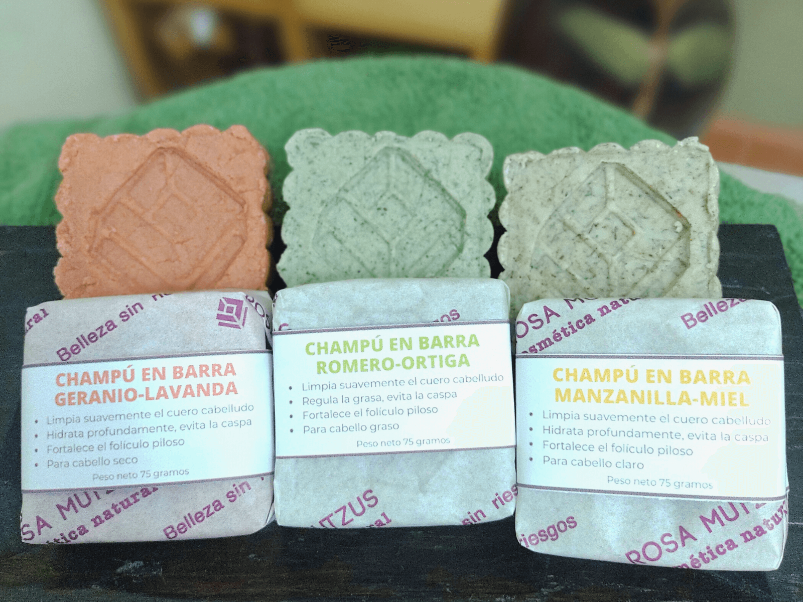 champús naturales en barra